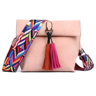 Mochilas wayuu para mujer pequeñas rosa